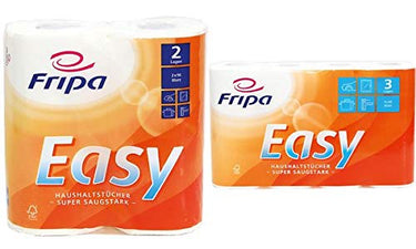 Fripa Küchenrolle Easy, 2-lagig, hochweiß, Sie erhalten 1 Packung, Packungsinhalt: 2 Rollen im Sale